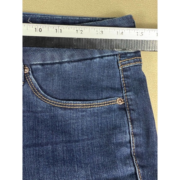 Seven7 Tummyless High Rise Womens 6 Stretch Skinny Jeans Blue Denim - Picture 3 of 13